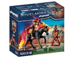 PLAYMOBIL NOVELMORE - CHEVALIER BURNHAM RAIDERS AVEC CHEVAL DE FEU #71213